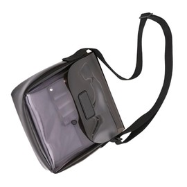 Baluue Hairdresser Bag Portable Transparent Tool Organizer for Hair Styling Travel Lightweight Barber Clipper Scissor Storage Bag for Professionals Personal Use