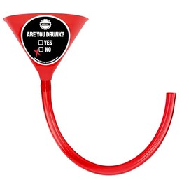 Head Rush are You DR*NK? Beer Bong - Beer Funnel with Long Tube - Beer Accessories & Drinking Games for Adults Party - Drink Funnel with a Thick Flexible Hose - Ultimate (2FT)