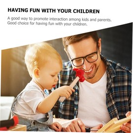 4pcs Hammer Toys Kids Simulated Hammer Playthings Cognition Educational Tool Pretend Play Hammer Mallet Toddlers Children Early Learning Toy