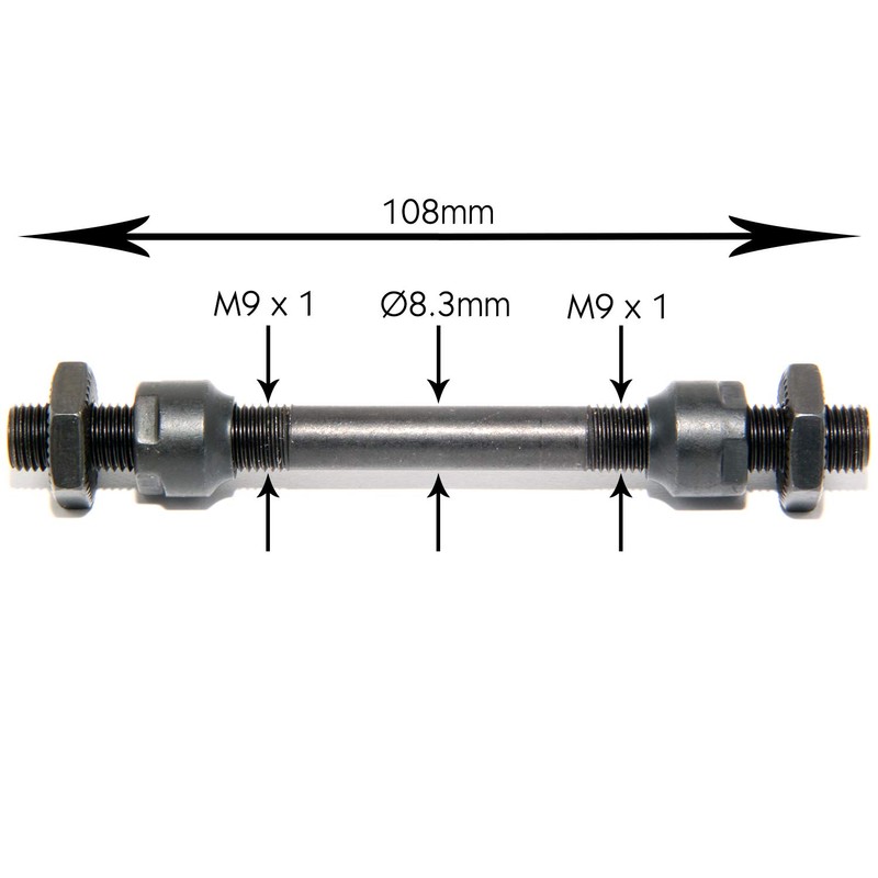 Easyboost Rear Wheel Axle 10 x 145 mm Hubs Hollow