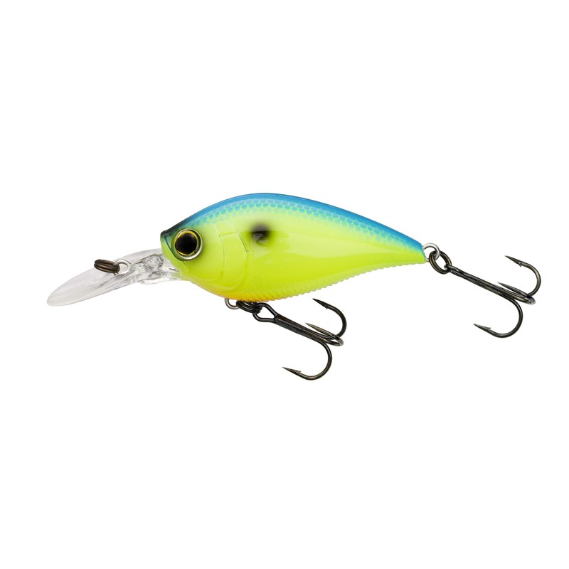 3DB Crank 1.5 MR (F) 60mm 5-3/8" Blue Back Chartreuse
