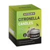 Pyramid Citronella Candles - 2 Candles in Screw Top Tins