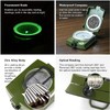 Hiking Compass, Military Compass Tactical Survival Navigation Compass Multifunctional Waterproof