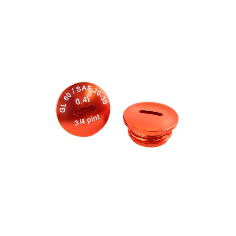 Locking Screw Set Aluminium Orange with O-Rings S51, S53, S70,