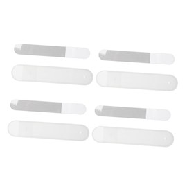 Baluue 4 Sets Nano Glass Nail Files Round Tip Manicure Tools for Nail Care Handheld Polishing and Buffing for Home and Salon Use