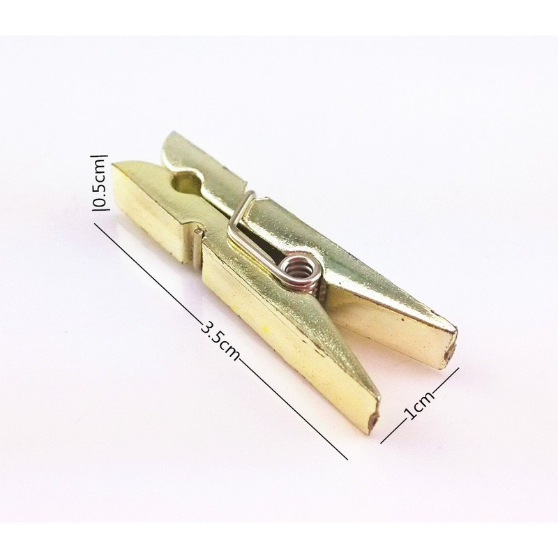 Yueton 50 piezas pinza Mini pinzas de plástico, Clips de