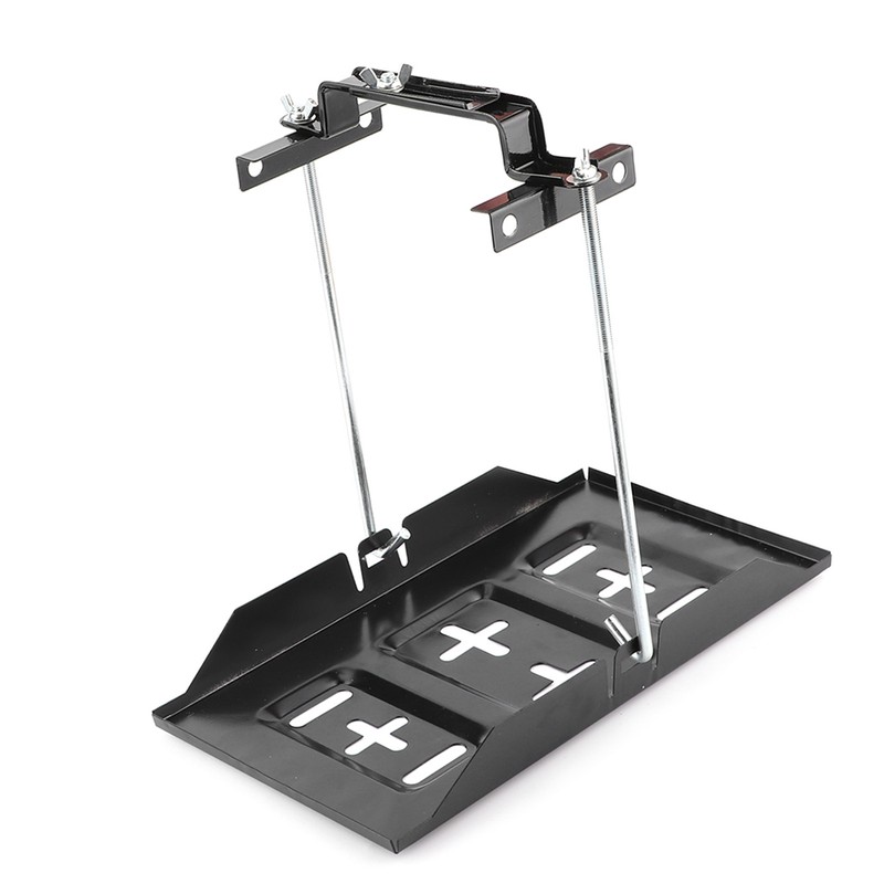 Storage Battery Holder Tray Mount Hold Down Clamp Bracket Kit