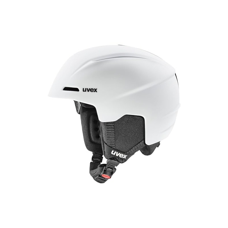 uvex Unisex Youth Viti Ski Helmet, Matte White, 51-55 cm