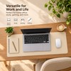 PU Leather Desk Pad for Writing and Mouse Use –