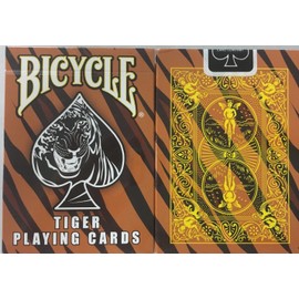 Bicycle Tiger Deck Playing Cards - Tiger Skin Back Design