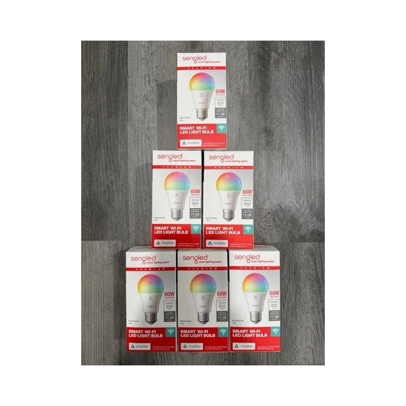 Sengled A19 WiFi Color Enabled 60W Smart Led Bulb Works