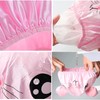 JK Home Kids Shower Cap, Double-Layer Waterproof Reusable Elastic Animal