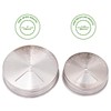 4 Pack Stainless Steel Spice Shaker Lid for Mason Jars