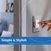 LIDER Decorator Wall Plate, Impact Resistant, Plexiglass, Reflective Finish, Modern