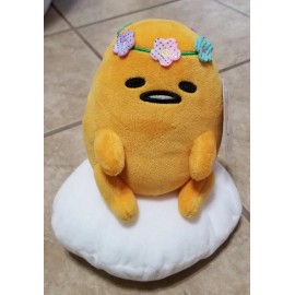 Sanrio Gudetama with Flower Crown 9 Inch Plush