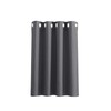 PONY DANCE Gray Blackout Thermal Insulated Curtain for Bedroom, 34