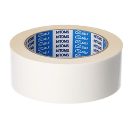 Nitoms J0760 General Purpose Double Sided Tape S, 3.9 inches (100 mm) x 66.4 ft (20 m), White