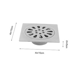 Angoily 304 Stainless Steel Floor Drain Self-Locking Drain with Anti Odour Function High Quality Floor Inlet for Bathroom and Washing Machine Depth