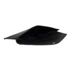 Girly Handbags Womens Italian Genuine Leather Envelope Clutch Bag (Black)