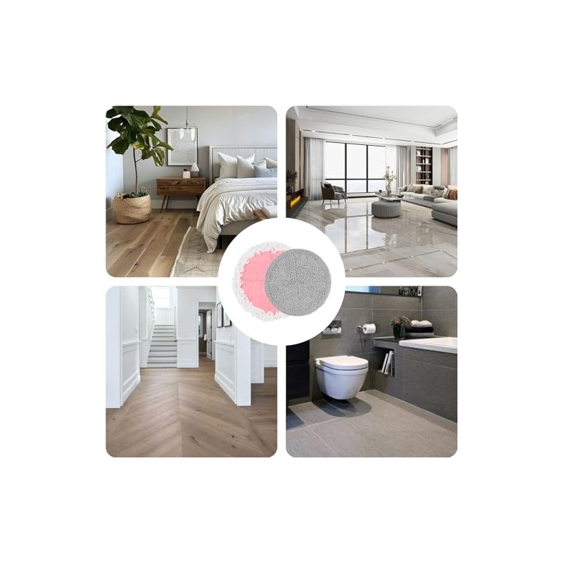 VMAI Electric Mop Replacement Pads, Waxing Pads and Cleaning Pads