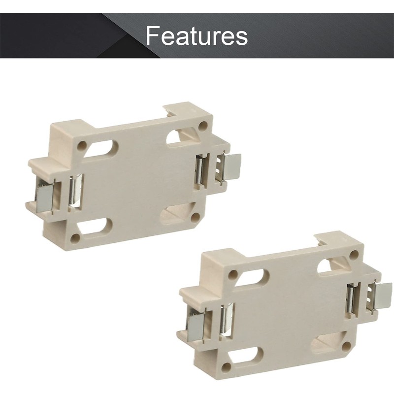 Fielect 5Pcs CR2032 CR2025 CR2016 Horizontal Coin Button Battery Holder