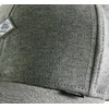 Djinns Heather Plate Truefit 6p Curved Snapback Cap, heather grey,