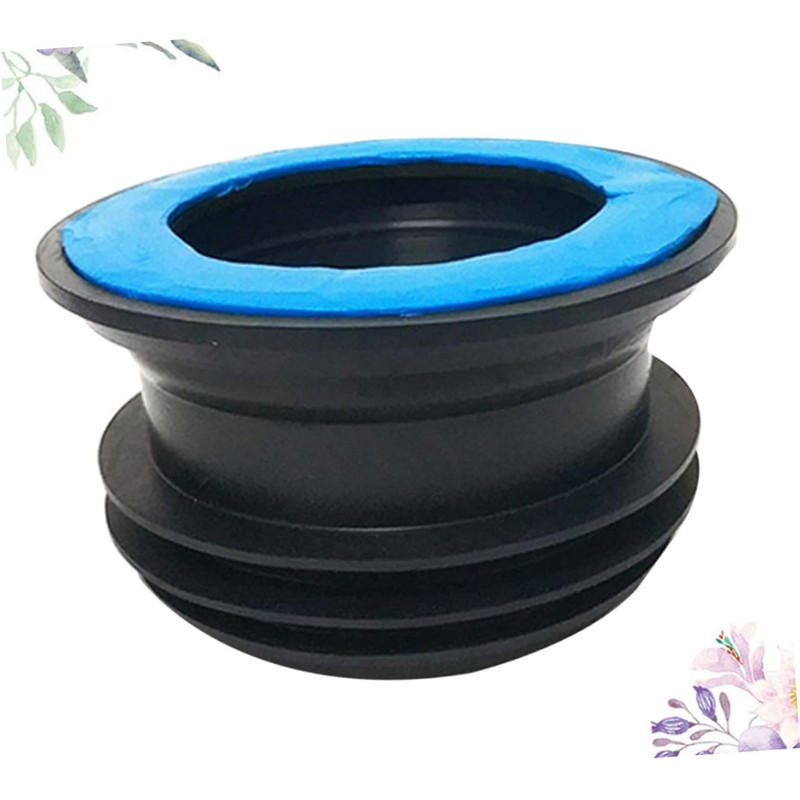 SHINEOFI Thickening Toilet Sealing Ring Blue Flange Ring for Toilet