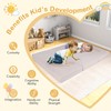 Costzon Kids Play Couch, Versatile Building Fort Foam Play Couch