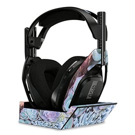 MightySkins Glossy Glitter Skin Compatible with Astro A50 Wireless Headphones + Base Station (Gen 4) - Succulent | Protective, Durable High-Gloss Glitter Finish | Easy to Apply | Made in The USA