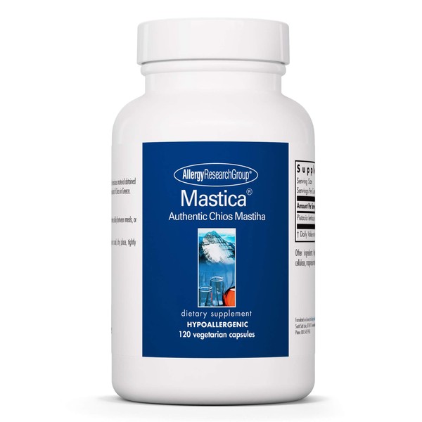 Allergy Research Group - Mastica - Authentic Chios Mastiha - GI Health, Metabolism - 120 Vegetarian Capsules
