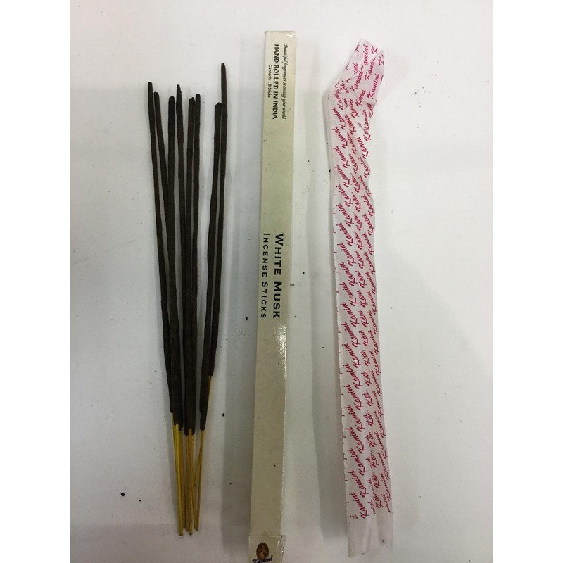 White Musk Incense Sticks (total 200 sticks)
