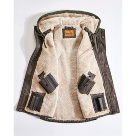 Venado Yukon Concealed Carry Vest – Hooded Vest for Men with Concealed Carry Pockets (Moose Brown, 2XLT)