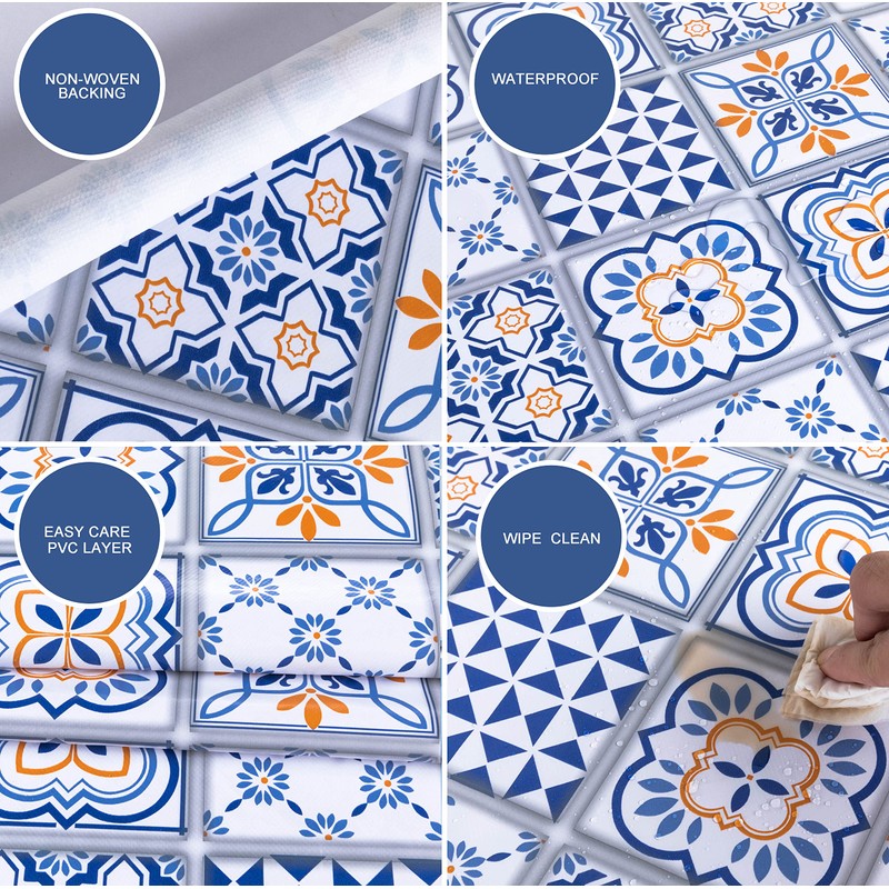 Home Direct Round Oilcloth PVC Wipe Clean Tablecloth Table Cover