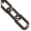 Mr. Chain Plastic Barrier Chain, Black, 2-Inch Link Diameter, 50-Foot