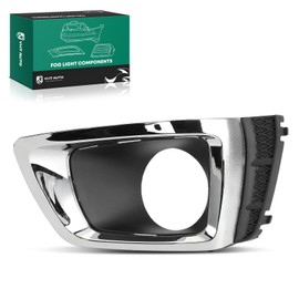 YHTAUTO Fog Light Bezel Fits Subaru Forester 2014-2018 H4 2.0L, Front Bumper Lamp Trim Cover Fog Light Bezel Left Driver