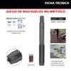 Dogo Tuls ET1055 Juego 3 Machuelos Aac, 14Mm - 1.5