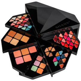 SHANY All in One Color Vibe Makeup Set - 80 Eyeshadows, 20 Lip Colors, 10 Eye Creams, 5 Eye brow makeup, 5 Concealers color corrector, 5 Blushes, 5 face powders and Makeup Mirror.