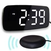 Loud Alarm Clock with Bed Shaker, Vibrating Alarm Clock for