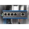 DIGITUS PoE Network Switch - 5-Port Gigabit Ethernet - DIN-Rail