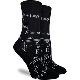 Good Luck Sock Women's Math Equations Socks, Adult, Shoe Size 5-9