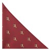 King & Priory Burgundy Red Embroidered Horse Pocket Square, Handkerchief