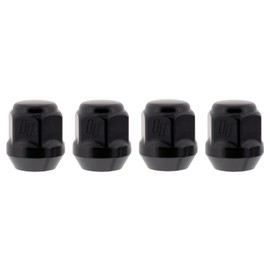 DPAccessories Black Lug Nuts | Compatible Replacement for Toyota-Scion | SU003-10733, SU003-00765, SU003-04733 | Factory/OEM Wheels Only | Pack of 4 | DTO121251F-BK/004