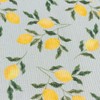 furn. Lemons Table Runner – Washable Striped Mediterranean Fruits Quick