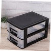 MAGICLULU 2pcs Office Storage Organizer Set Makeup Sundry Box Closet
