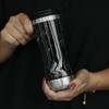GLACIAL Black Marble Tumbler