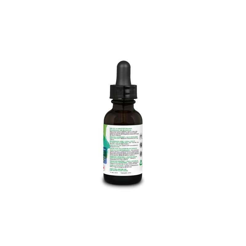 Organika Organika Vitamin D3 Liquid 2500IU- Olive Oil Base, Immune