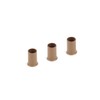500 Pcs 3.4 mm Micro Link Ring Copper Tubes Beads