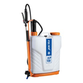 Jacto XP-416 Backpack Sprayer - 4-Gallon Professional-Grade, Lightweight & Ergonomic with High-Pressure Performance, Translucent White