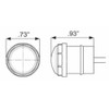 Optronics 4 Pack 3/4" Amber LED Non Directional Marker Light