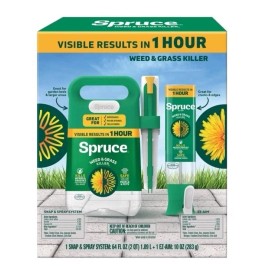 Spruce Snap & Spray Weed and Grass Killer Power Starter Kit 64 oz + 10 oz EZ AIM